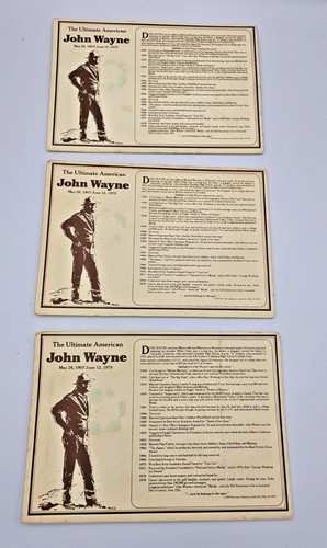 Lot john wayne - 3, golden