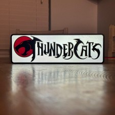 Thundercats Logo LED Lightbox | 3D Printed PLA | Handmade Retro Decor | Unique G