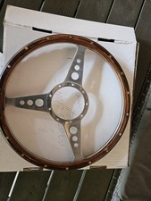 Genuine Vintage Moto-Lita 14" Steering Wheel Condition as shown