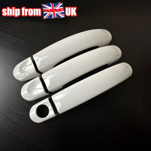Gloss white door handle - white, 3