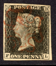 Stamp 1840 queen victoria - gb, 1840,