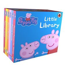 Peppa Pig Little Library Book TV Box Set Bundle Baby Kids Board Pocket Story