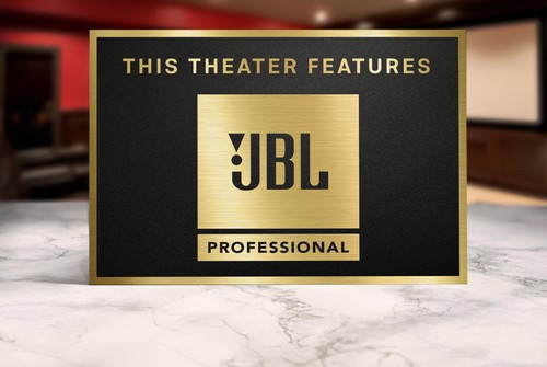 Jbl professional theater sign