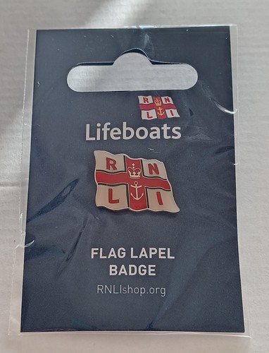 Rnli lifeboats flag lapel - flag,