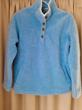 BODEN  TEDDY FLEECE PULLOVER  TOP WITH POCKETS SIZE 14/16