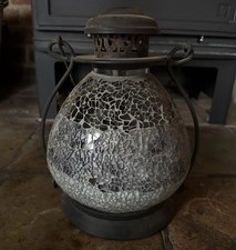 Moroccan Mosaic Lantern Glass 26cm High