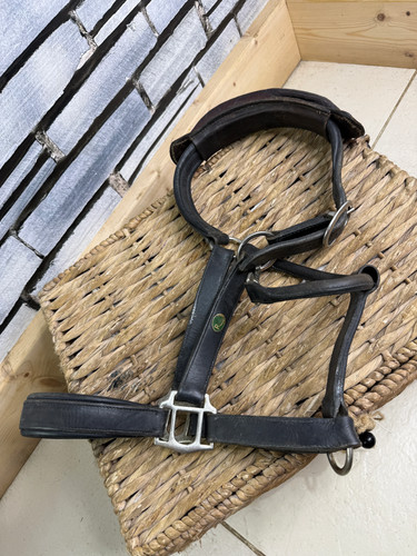 Black padded leather - black,