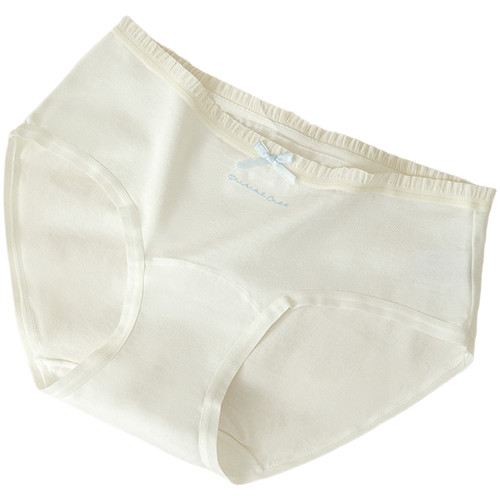 Mid waist cotton - panties, for