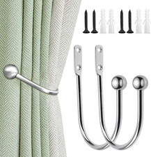 Wall-Mounted Chrome Curtain