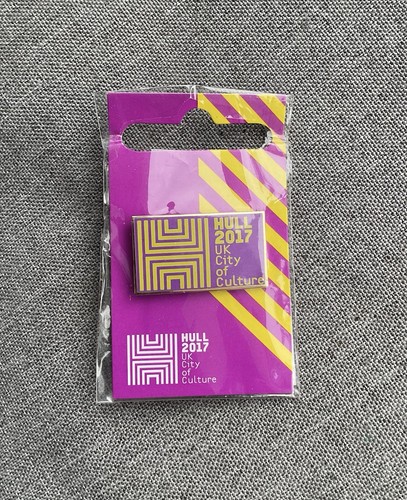 Hull city culture 2017 pin - hull,