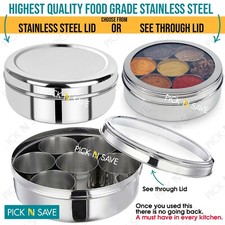 Authentic Indian Spice Box Tin