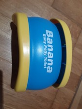 Travel Potty Training Potty BANANA POTTY BABY TOILET hardly Used!