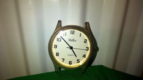 Reflex quartz watch - reflex, white