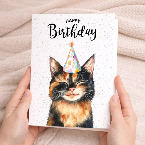 Tortoiseshell cat birthday - tortoiseshell,