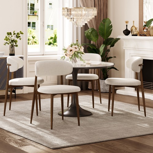 Dining chairs set - of, linen