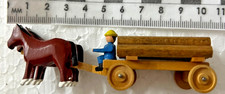 Horse And Wagon With Worker