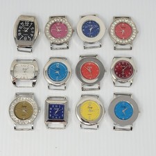 Swap Watch/Create-a-Watch Mixed Watch Face Lot 12 Pcs NOS Colorful Watch Faces