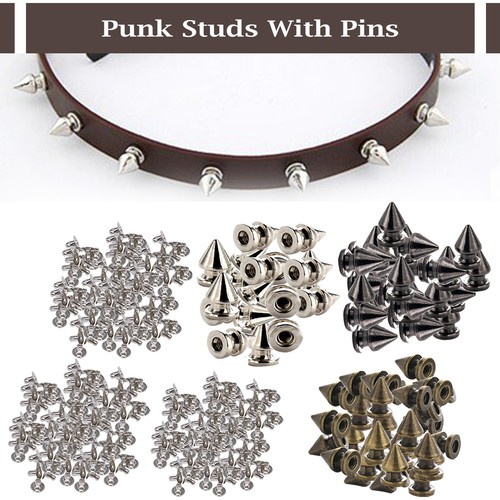 100pcs plastic punk - punk, cone