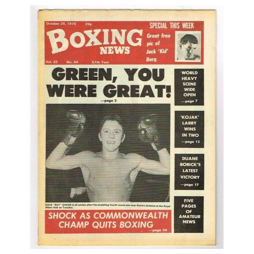 Boxing news magazine - news, october