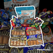 🇬🇧 WALKERS TOFFEE GIFT BOX, TOFFE HAMMER, SLAB TOFFEE, ORIGINAL, SALTED CARAME