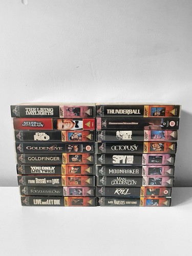 James bond 007 vhs movies - 18,