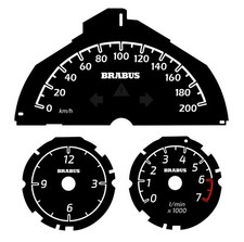 Speedometer disc 200 km/H for
