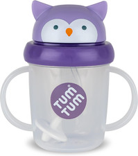 TUM TUM Tippy Up Free Flow Sippy Cup (No Valve), Sippy Cup for Toddlers, 200ml