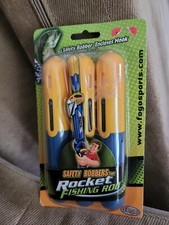 3 Replacement Safety Bobbers - Use With Rocket Fishing Rod, Simply Bait and Hook