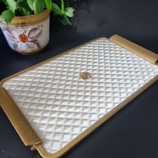 Vintage Gold Cream Quilted