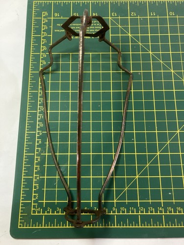 Antique french copper lamp - copper,