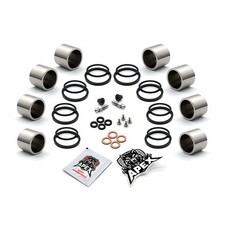Brake Caliper Piston Seal ZZR1100 D4 1996 Front Kawasaki Parts Stainless Kit Set