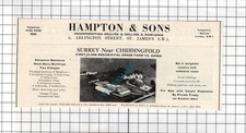 Chiddingfold Surrey Farm Sale Advert - 1967