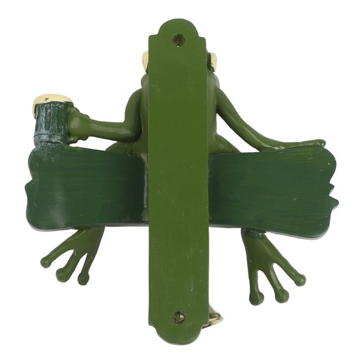 Resin frog doorbell with - resin,