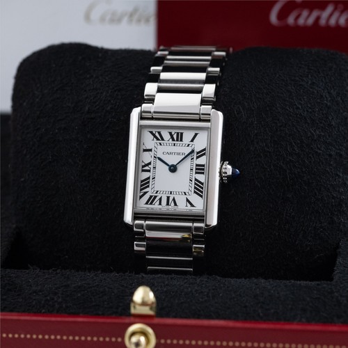 Cartier tank silver wsta0051 - tank,