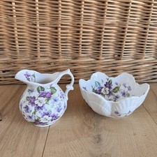 Vintage Sugar Bowl & Milk Hug
