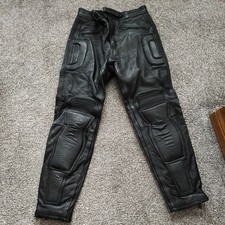 Bikers Paradise  Cowhide  Soft Leather  Motorcycle Trousers Waist 30 ladies 12 