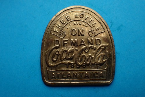 Vintage coca cola free bottle - coca, 'free