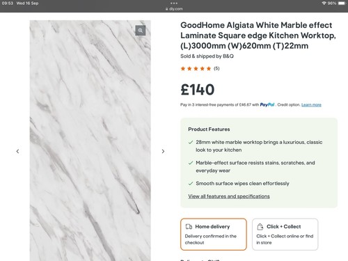 Grey white laminate - b, q