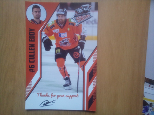 Cullen eddy autographed - cullen,