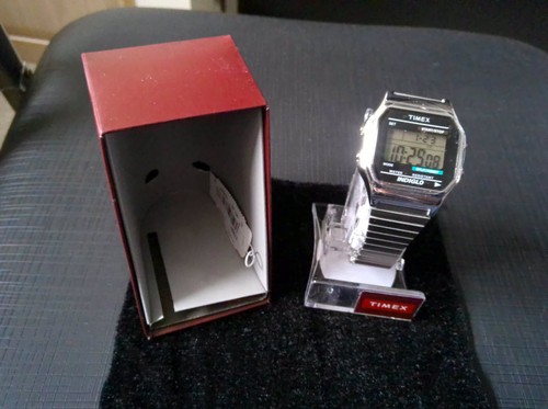 Timex indiglo silver stainless - timex,
