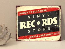 1x Vinyl Records Rustic Retro