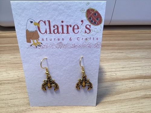 Handmade halloween earrings - halloween,