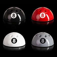 8-Ball Snooker Pool Cue Rack Stand - Holds Up To 9 Cues. Black White Grey Red