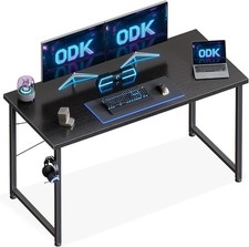 120x48cm Computer Desk Black