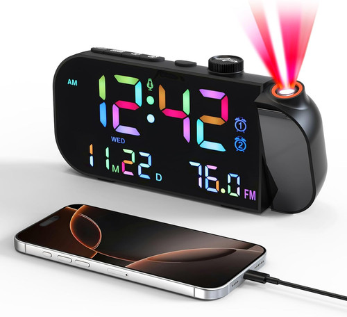 Projection alarm clock - projection,
