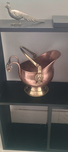 Vintage small copper coal - copper,