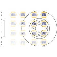 2x Brake Discs Vented For