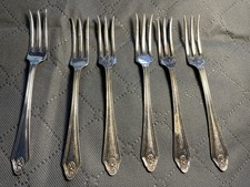 6 Vintage Silver Epns Pickle