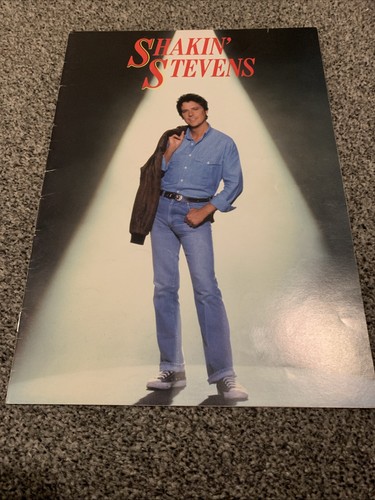 Shakin stevens tour programme - stevens,