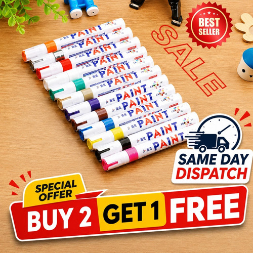 Paint marker pen waterproof - marker,